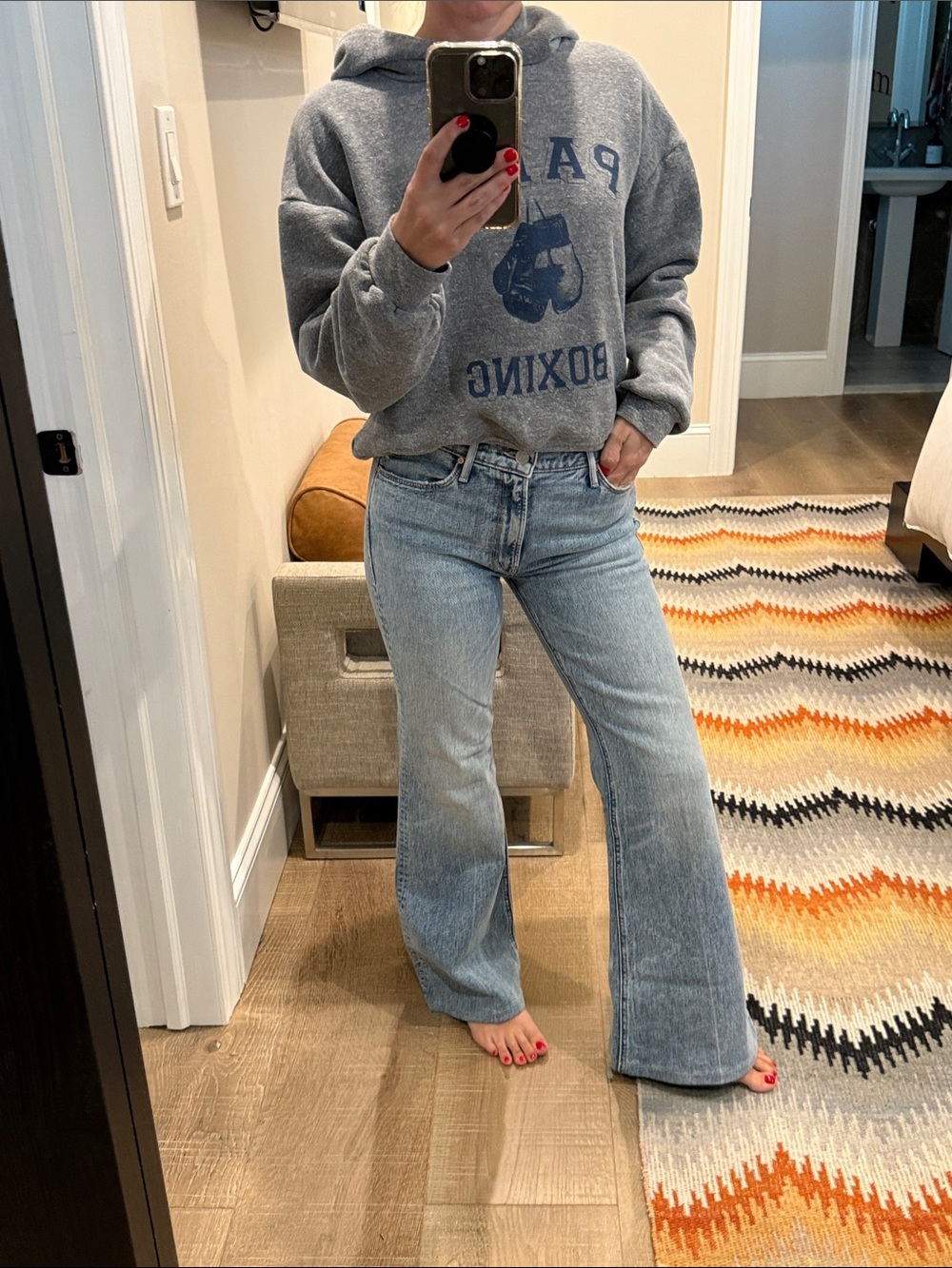NWOT *hemmed MOTHER The Doozy 26
